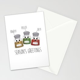 Season's Greetings | Garlic, Oregano & Paprika Stationery Card