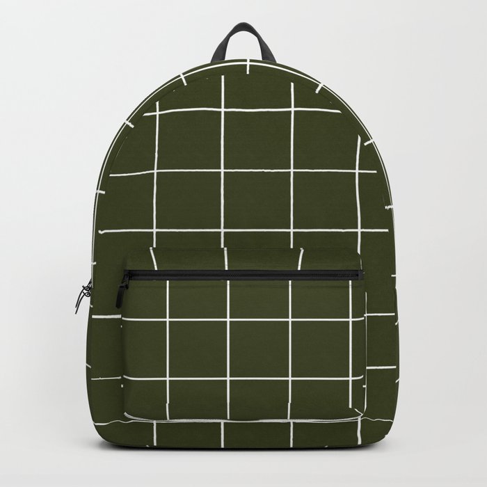 Grid (Olive Green) Backpack
