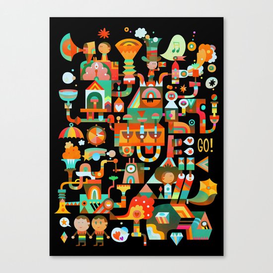 The Chipper Widget (Remix) Canvas Print
