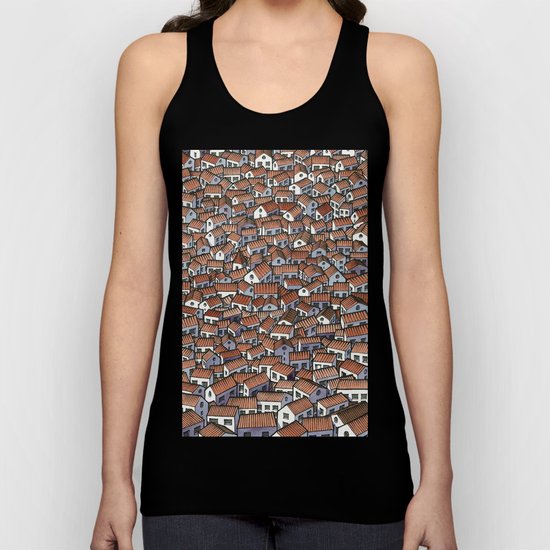 Little Houses Unisex Tank Top