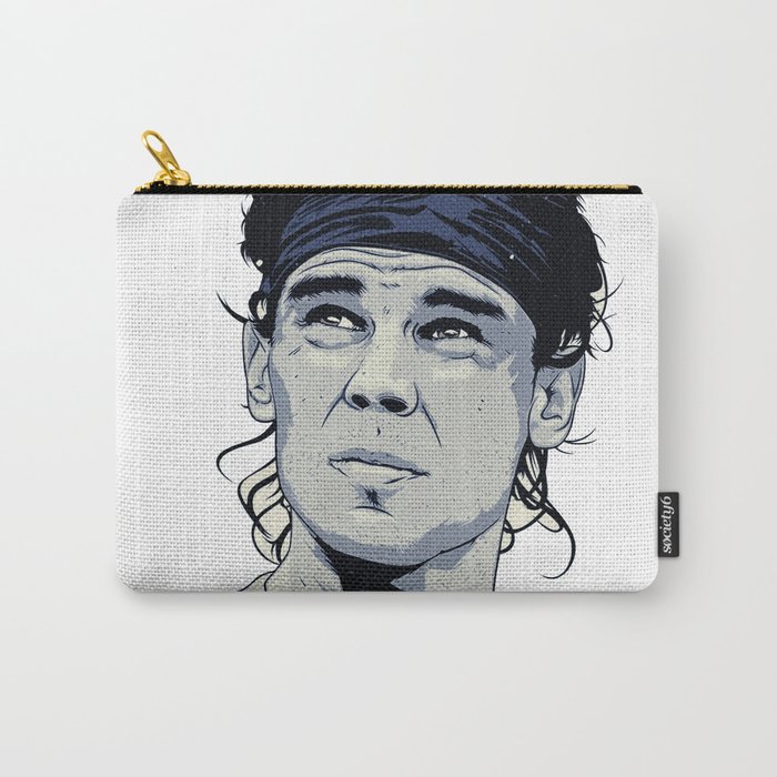 Rafael Nadal Illustrations Art Carry All Pouch By Designhut Society6