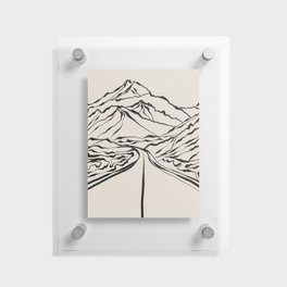 Mountains know the secret IV Floating Acrylic Print
