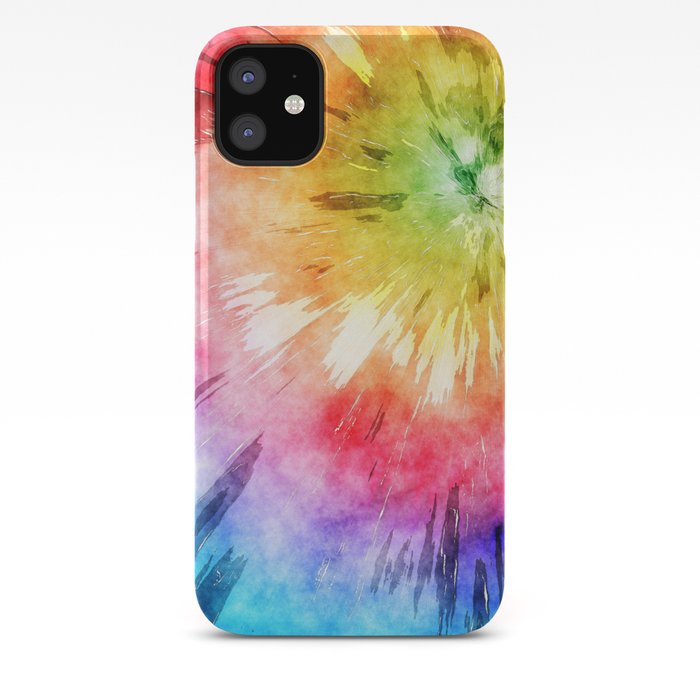 Tie Dye Watercolor iPhone Case by perkinsdesigns | Society6
