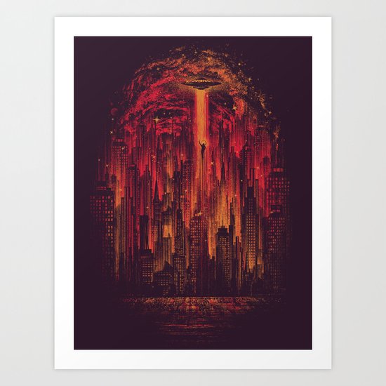 The Visitor Art Print
