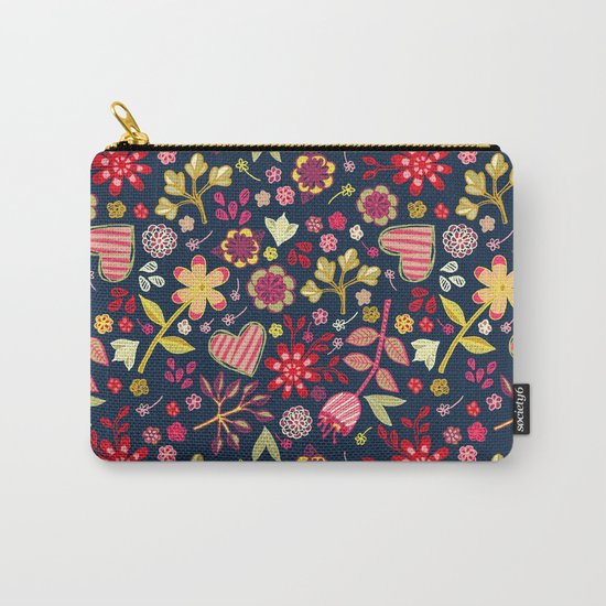Wildflowers Carry-All Pouch
