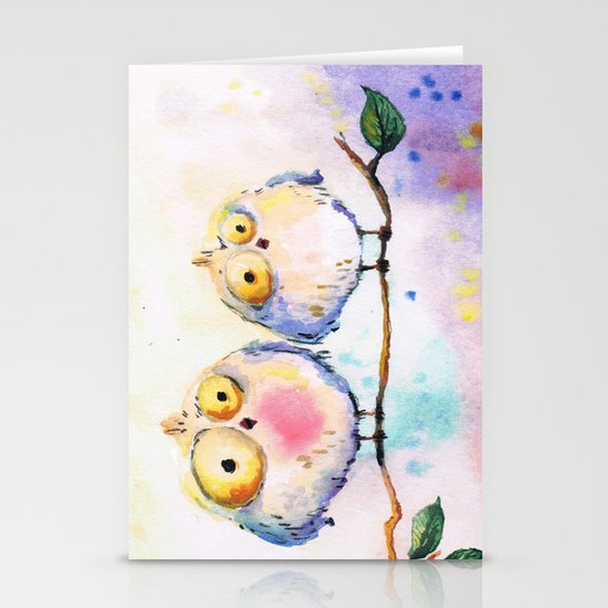 birds Stationery Cards