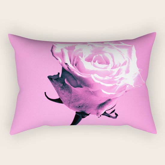 Pink Roses Rectangular Pillow