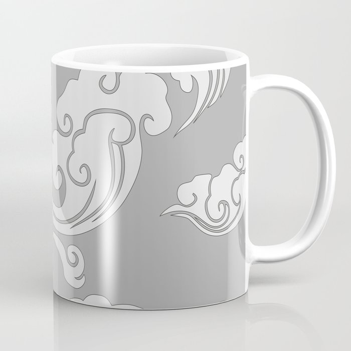 Cloud Swirls - White Coffee Mug