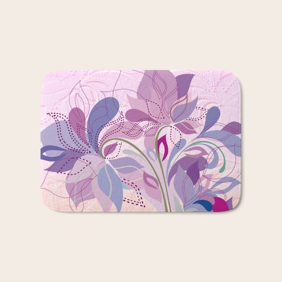 Flower Fantasy Bath Mat