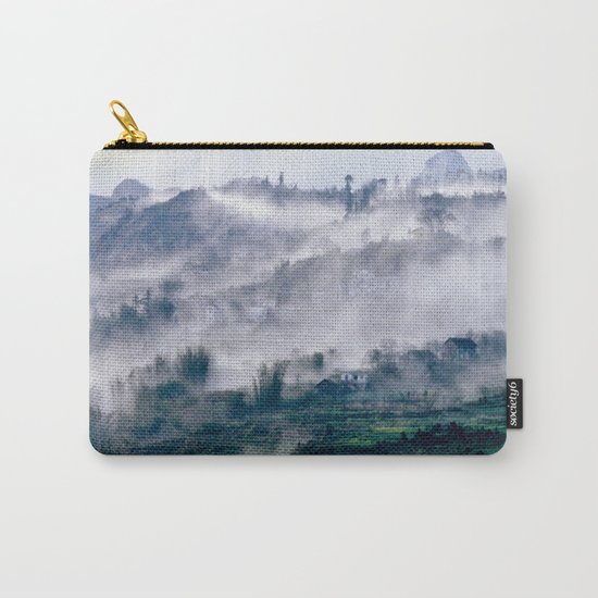 Foggy Mountain of Sa Pa in VIETNAM Carry-All Pouch