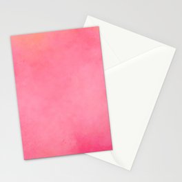 Watercolor pink rose  Stationery Card