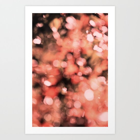 Bokeh Bubbly Art Print
