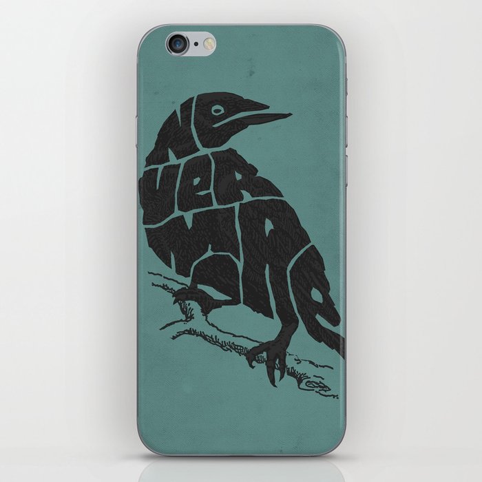 Quoth the raven iPhone Skin