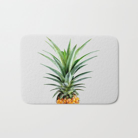 Pineapple V2 #society #buyart #artprints #decor Bath Mat