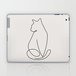 One Line Kitty Laptop & iPad Skin