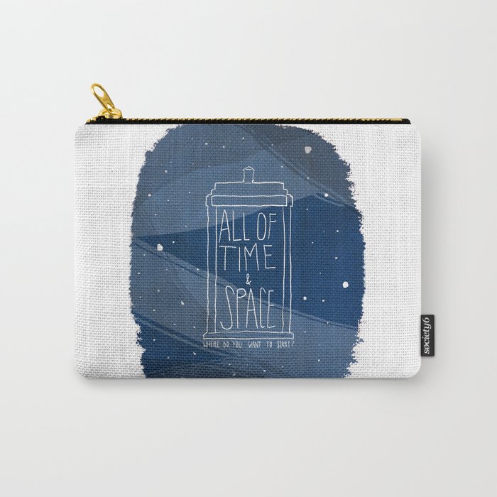 All Of Time And Space Carry-All Pouch