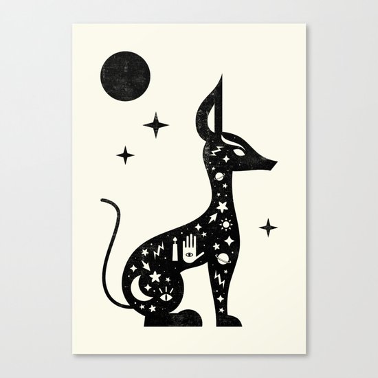 Jackal Canvas Print