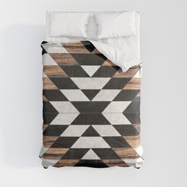 Urban Tribal Pattern No.13 - Aztec - Concrete and Wood Comforter
