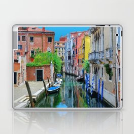 Brightly Coloured Homes Venice Italy #2 Laptop Skin