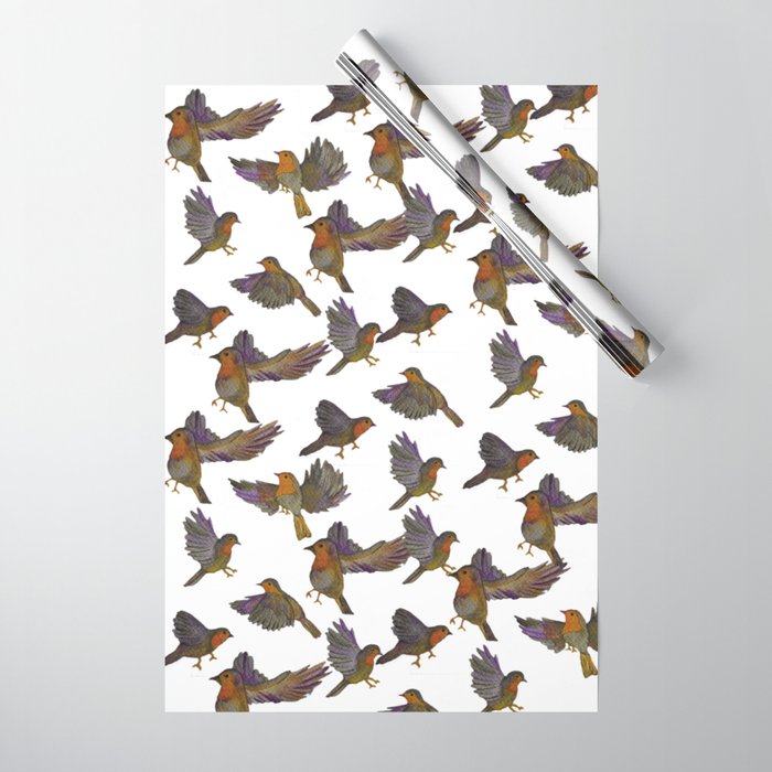 Bird shop wrapping paper