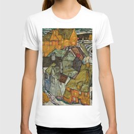 Egon Schiele "Crescent of Houses II (Island Town)" T Shirt