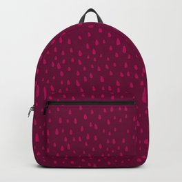 Raspberry Paint Drops Backpack