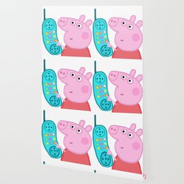 Peppa Wallpaper For Any Decor Style Society6