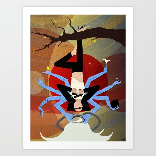 Hung Mob Art Print
