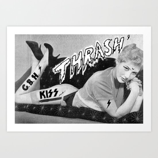 Thrash Art Print