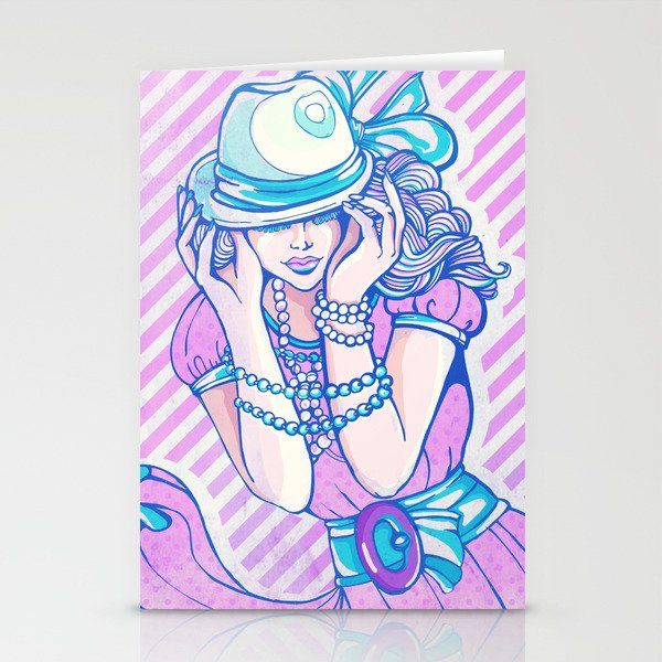 Candy girl Stationery Cards