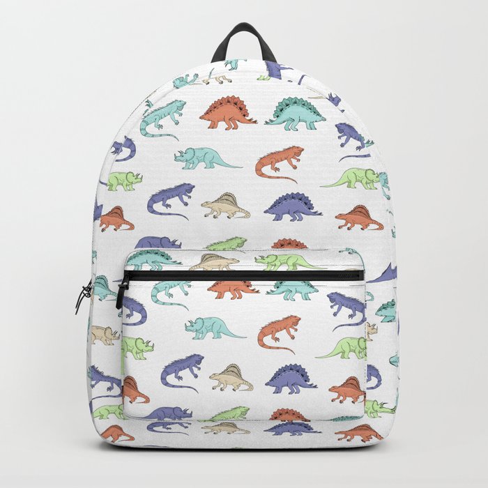 Different colourful dinosaurs Backpack