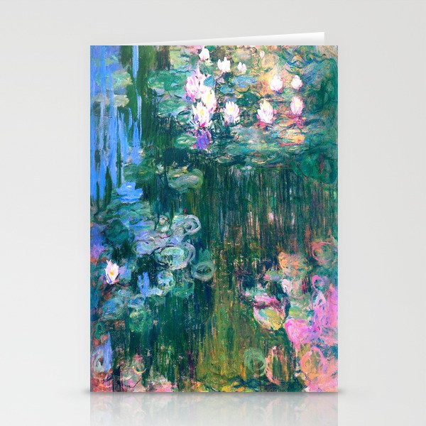 water lilies : Monet Stationery Cards