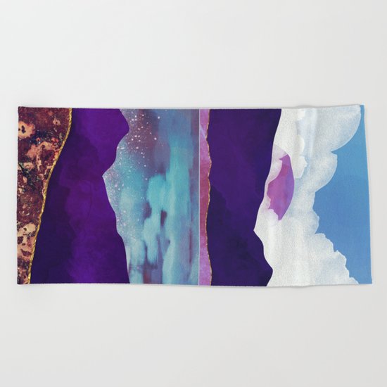 Dark Sea Beach Towel