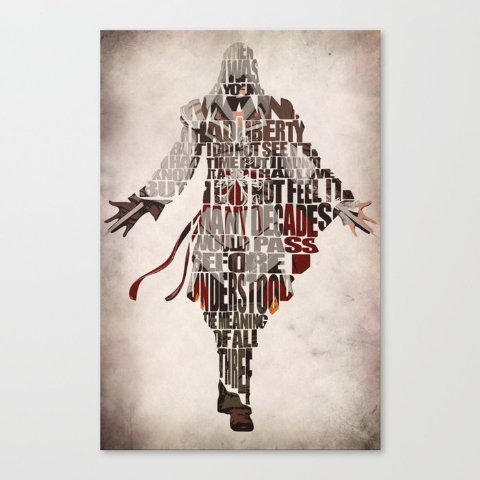 Ezio Auditore Da Firenze From Assassin S Creed 2 Canvas Print By