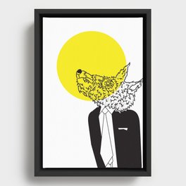 Wolf in Men's Clothing 2 Framed Canvas