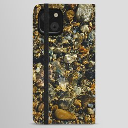 Bottom of the river | Simple Nature Photography iPhone Wallet Case