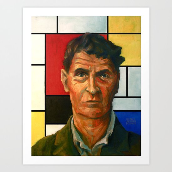 Ludwig Wittgenstein Art Print