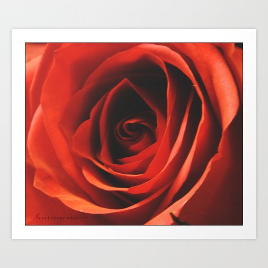Tomato Red Art Print