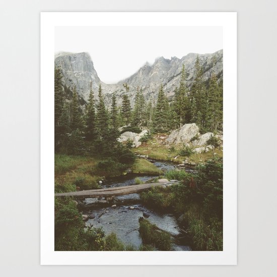 Dream Lake Creek Art Print