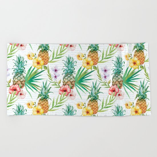 Tropical Summer #13 Beach Towel