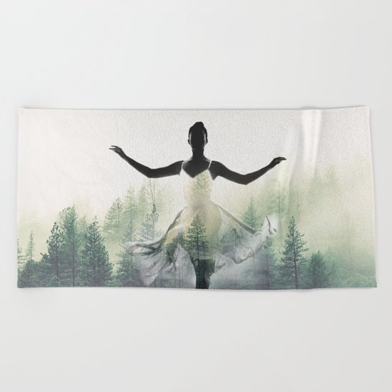 Forest Dancer Beach Towel