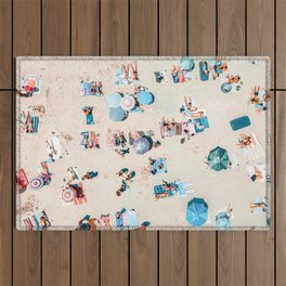Aerial Beach Art Print, Aerial Coastal Beach Print, Aerial Drone Summer Beach Photography, Home Decor Aerial Photography, Ocean Aerial Beach Print, Summer Travel Beach Sea Outdoor Rug