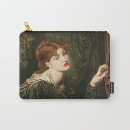 Dante Gabriel Rossetti - Veronica Veronese Carry-All Pouch | Gift, Young, Female, Spring, Best, Beautiful, Angel, Redhead, Vintage, Violin 