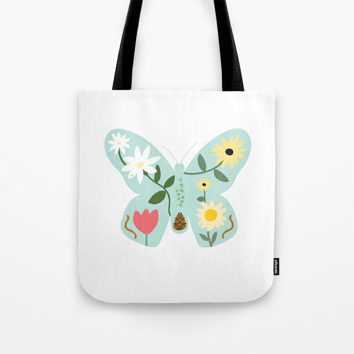 All the good things butterfly sky blue Tote Bag