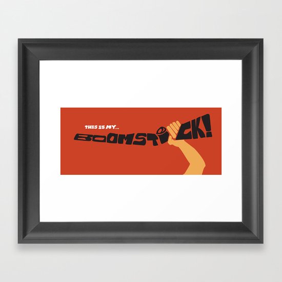 boomstick Framed Art Print