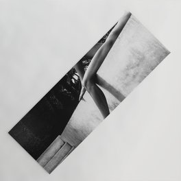 Dip your toes into the water, female form black and white photography - photographs Yoga Mat