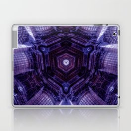 Sacred Geometry Art - Singularity - Purple Laptop Skin