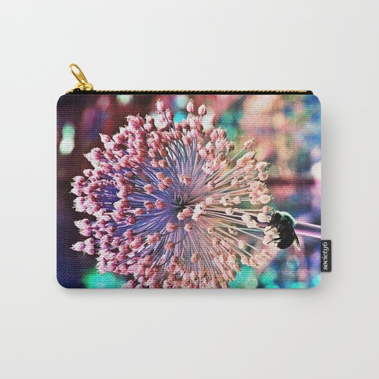 Pastel Allium N Bee Carry-All Pouch