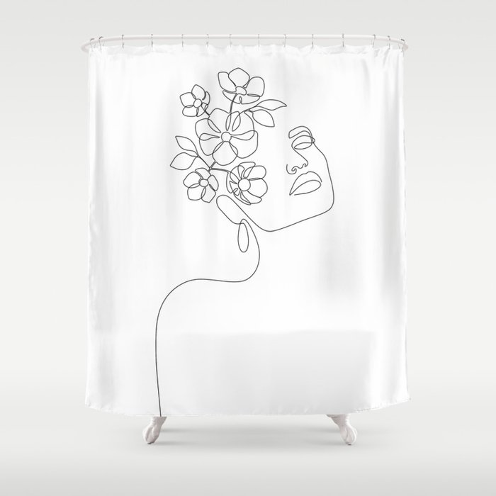 Dreamy Girl Bloom Shower Curtain