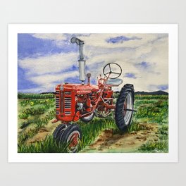 International Harvester Farmall  Art Print
